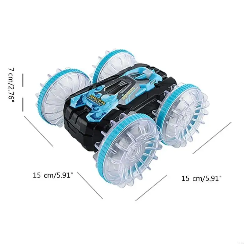 54DA Wireless Amphibious Car Remote Control Stunt Car Toy 360 Children Present