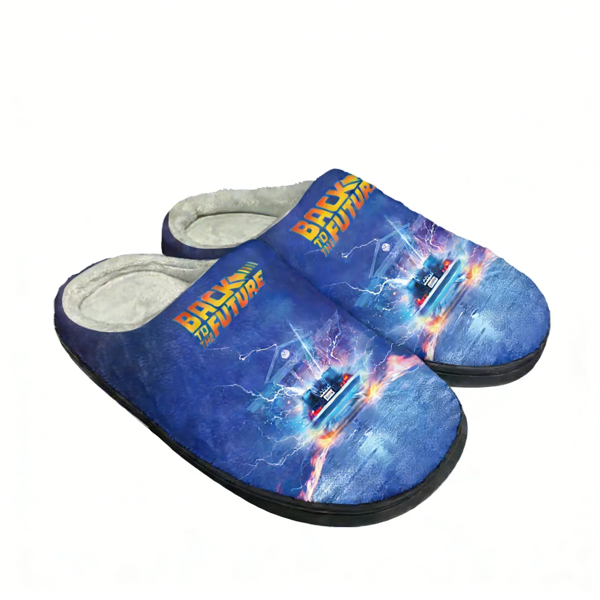 Back to the Future Cotton Shoe Family Slipper Men Women Teenagers High Quality Plush Indoor Casual Warm Shoes Customize Slipper view 2