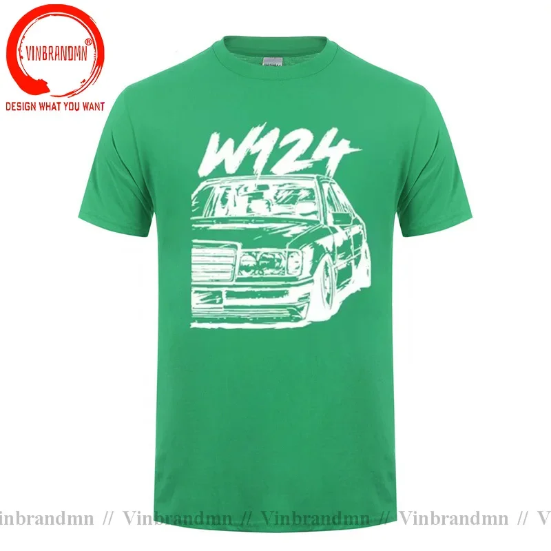 Fashion Vintage W124 Drive The Classic T shirts Success Business Man Old Classical W124 Enthusiast Tuning Lover T-Shirt view 3