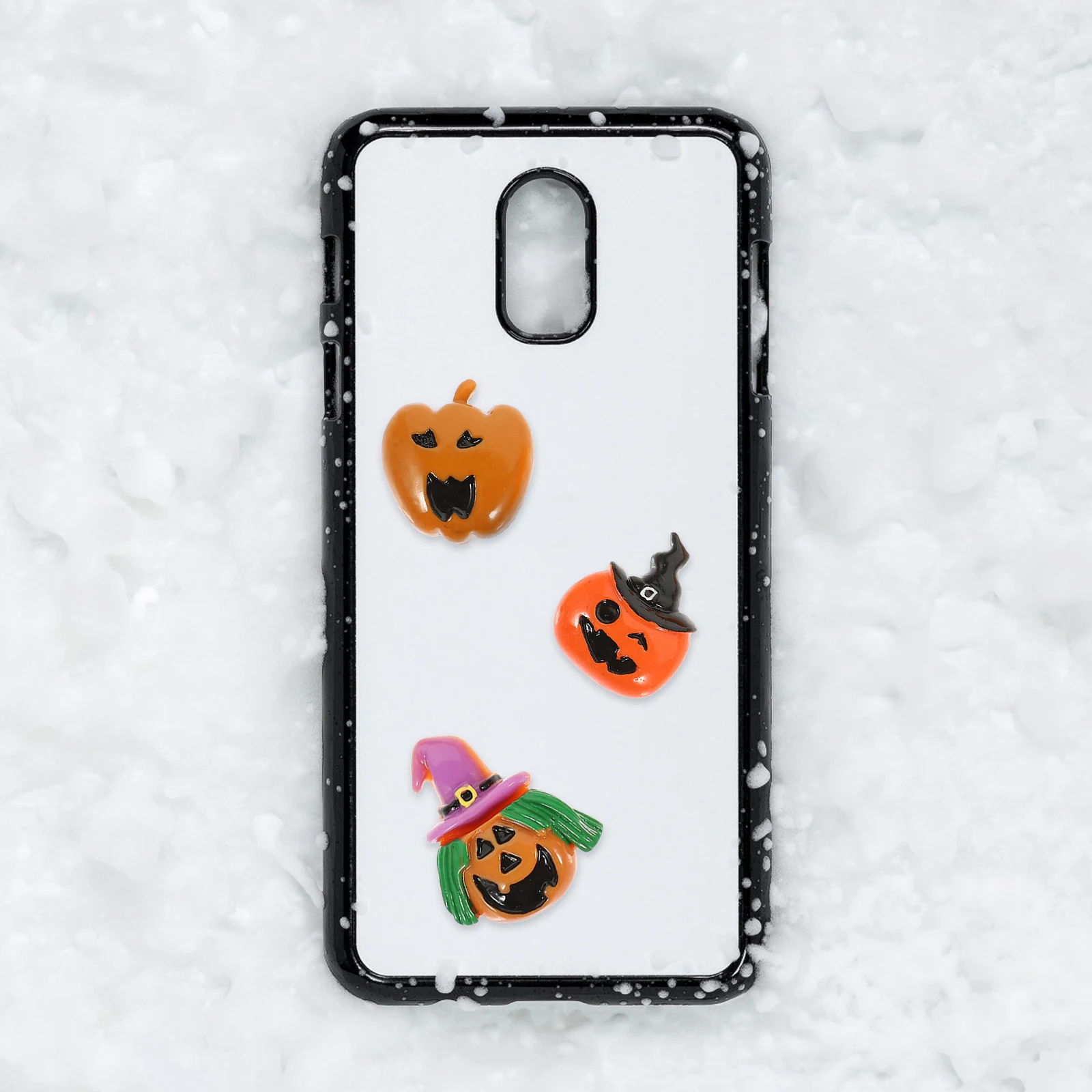 ชาร์มฟักทองฮาโลวีน 24 ชิ้น เรซิ่นแบบแบน สำหรับตกแต่งเคสมือถือ ทำเครื่องประดับ งานฝีมือ และสมุดภาพ