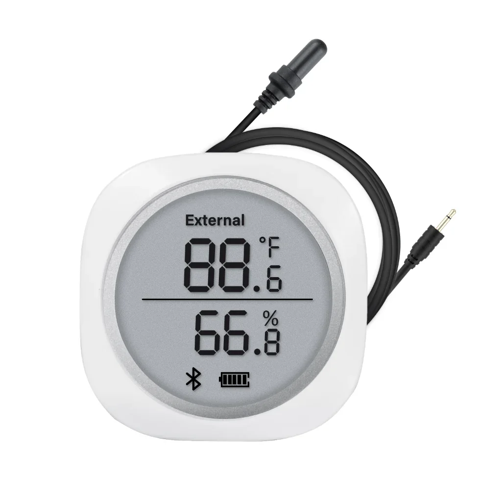 2026INKBIRD IBS-TH1 Plus Hygrometer Thermometer Smart Temperature Humidity Sensor Data Logger with External Probe for Greenhouse