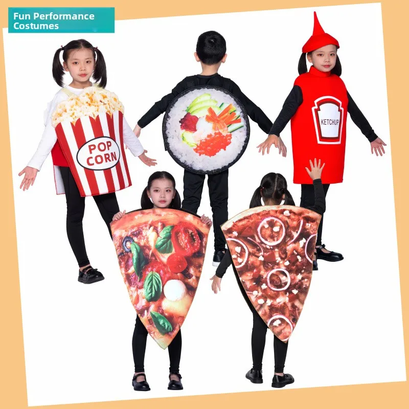 Loween Costume bière acte glace Cr Sti maïs lait frites Costume jouer Dr up femmes ethnique porter scène Costume