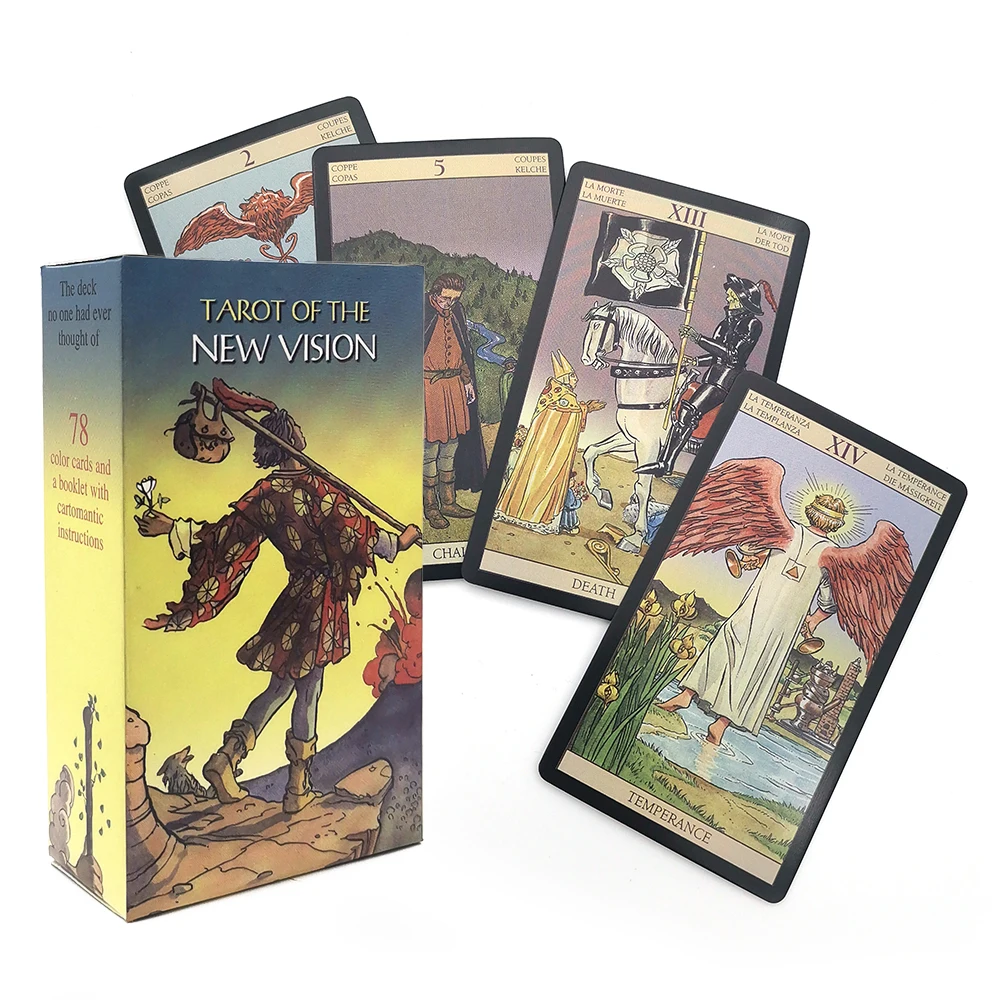 Tarot Card Set for Beginners Card Game Deck Oracle Board Divine Guidebook  English TAROT  French German Spanish Russian TAROT
