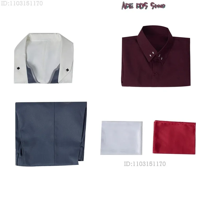 Anime Arcane Viktor Cosplay Costume LOL Shirt Vest Pants Wig Outfits Fantasia Mens Halloween Carnival Party Disguise Clothes