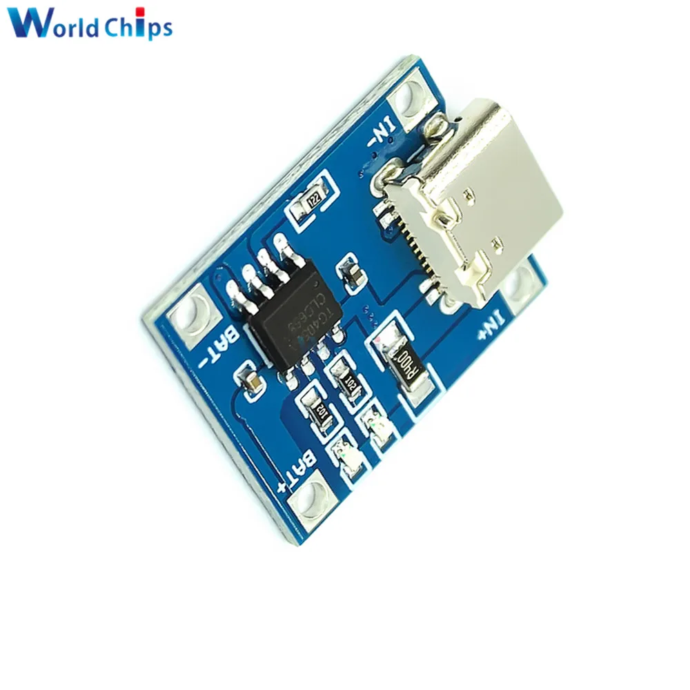 1PCS 5PCS 10PCS 5V Micro USB 18650 Type-c TP4056 Mini Lithium Battery Charging Board Charger Module no Protection Dual Function
