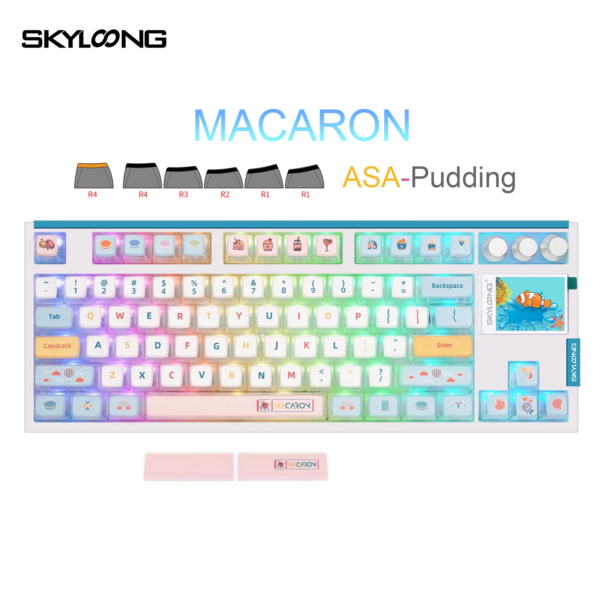 SKYLOONG GK87 Pro Bluetoothメカニカルキーボード 80% TKL 低ノイズ