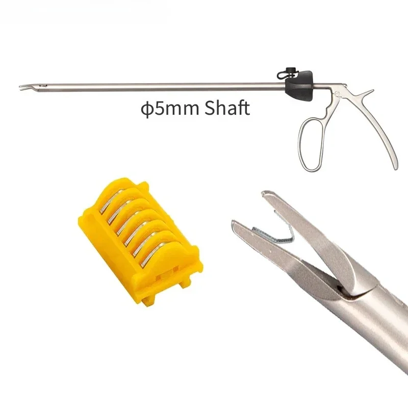 Laparoscopic Bulldog Clip Applier With 4 Bulldog Clips
