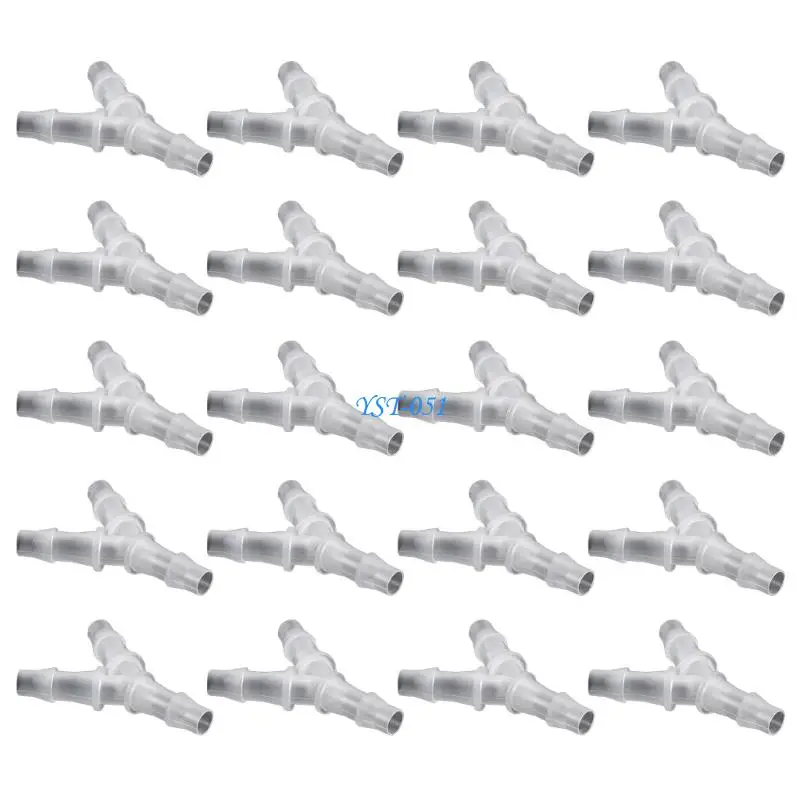E15A Y Shaped Splitter Water Pipe Hose Connector Space Saving Adapter Quick Installation