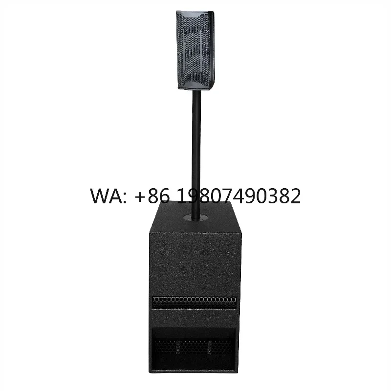 

80W 3.5 Inch Column Array Speaker With 600W 12 Inch Active Subwoofer Professional Audio System For Church DJ Small Events