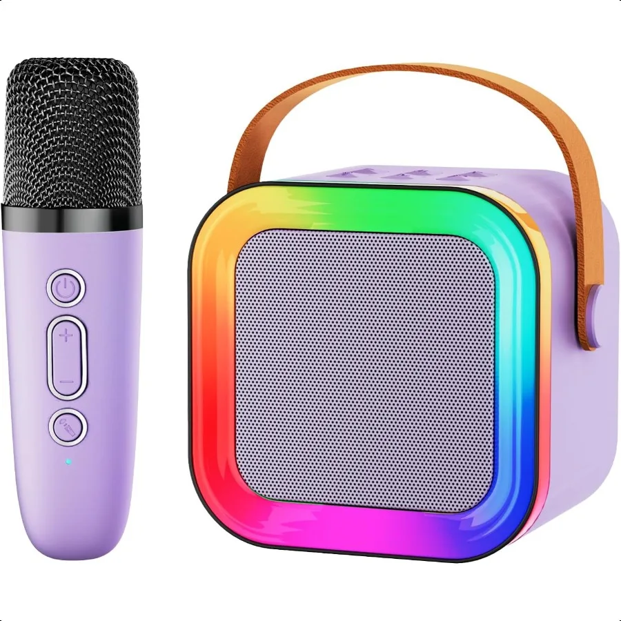 

Mini Karaoke hine Speaker for AdultsPortable Bluetooth with 12 Wirel Microphones Christmas Birthday Gifts Toys Girls Boys Ages