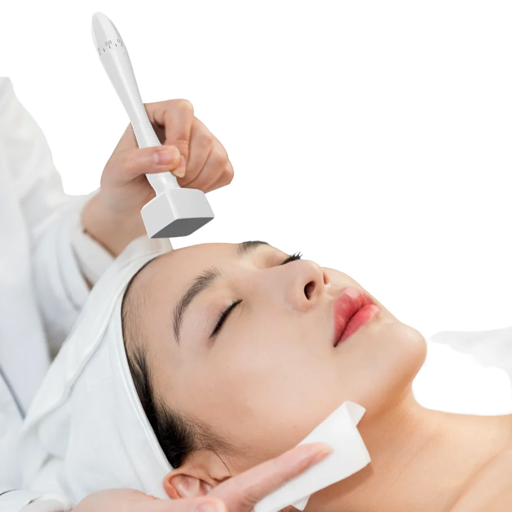 1-50 Stück 140 Nadeln Verstellbarer Derma-Stempel Microneedling Gesichtsroller Massagegerät Hautpflege Bartwuchs Kopfhaut Haar Fabrikverkauf – Detail 4