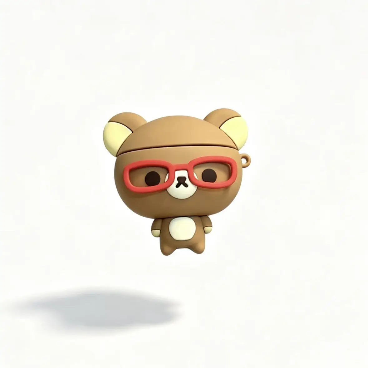 3D Cartoon Korean Cute Glasses Rilakkuma Cover, For Airpods 3 4 Pro Pro 2 Pro 3 Silicone Earphone Case Cover S view 4