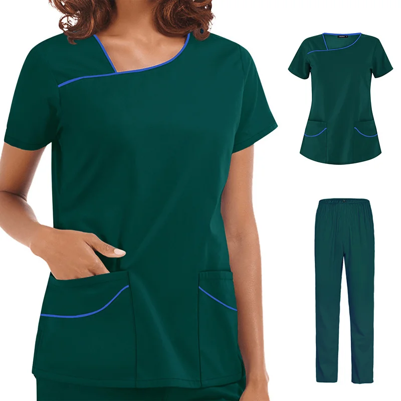 Breathable Pet Grooming Work Clothes Medical Operating Room Uniform Nursing Uniforms Dental Clinic Nurse Workwear