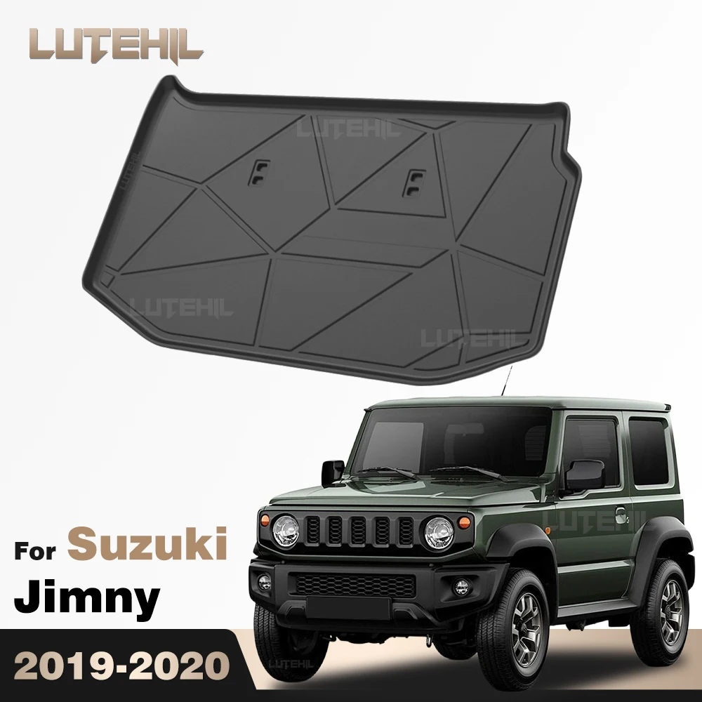 

Для Suzuki Jimny 2019-2020: Коврик в багажник из TPE, защитный вкладыш, водонепроницаемые аксессуары