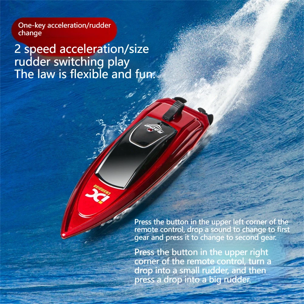 Children's toys mini remote control boat water speedboat electric model can be launched into the water children's gift