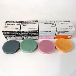 KOVAX 50 Pcs Of 3 Inch Soft Sandpaper 75mm Round Self-adhesive Flocking Dry Sanding Paper Car Paint Finish Polishing