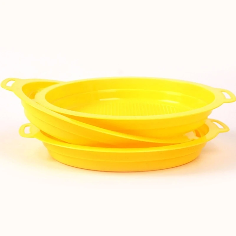 Y4QA Pack of 4 Kids Beach Sand Sifter Sifter Sifter Filler Toy Summer Actividad aire libre