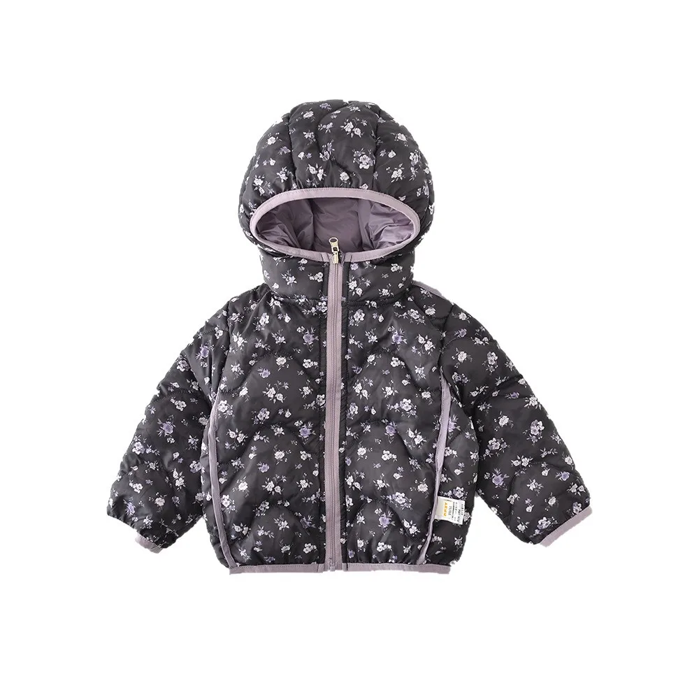 

Children's Lightweight White Duck Down Jacket For Boys And Girls Autumn Winter Cute Hoodie Down Coat Hooded Parkas 50001