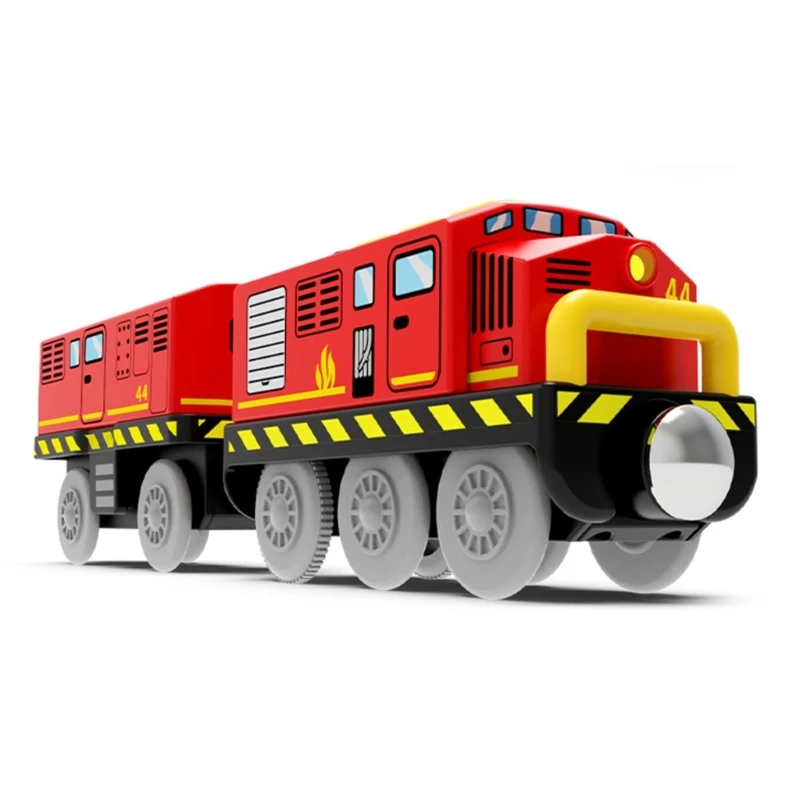 Toddler Friendly Motorized Train With Easy Connection And Colorful Design Cartoon Train Play Set 15UB