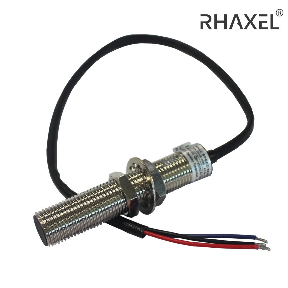 RHAXEL Holzer Tacho Sender 3-wire Speed Sensor M16X1.5 M18X1.5 for Speedometer Tachometer for Car Boat ATV Auto