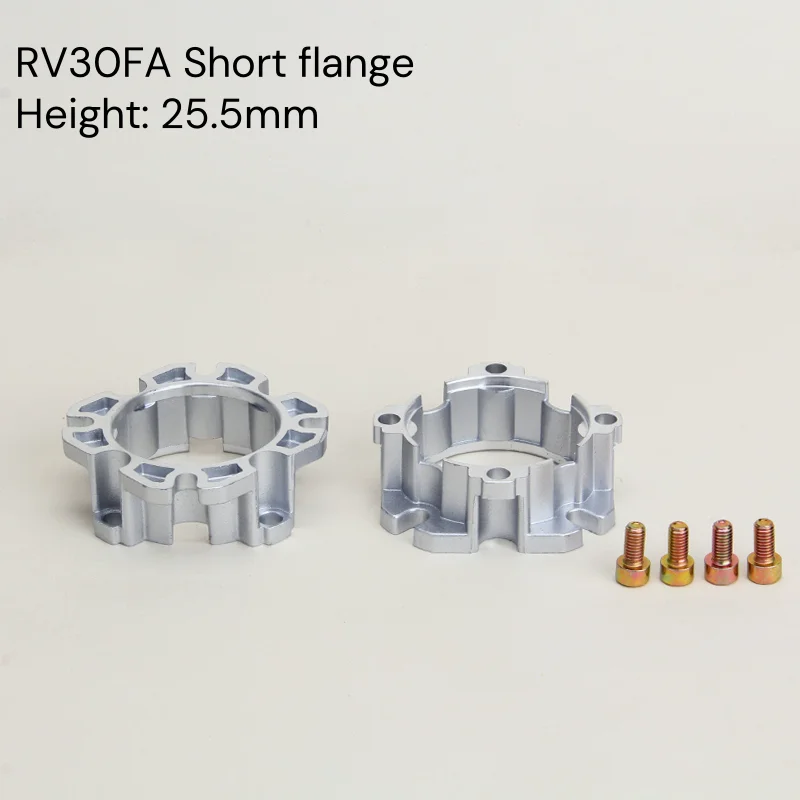 RV verloopstuk uitgangsflens NMRV wormwiel verloopstuk zijverbinding flens verloopstuk accessoires Voor RV30 RV40 RV63 RV75 RV90 RV110