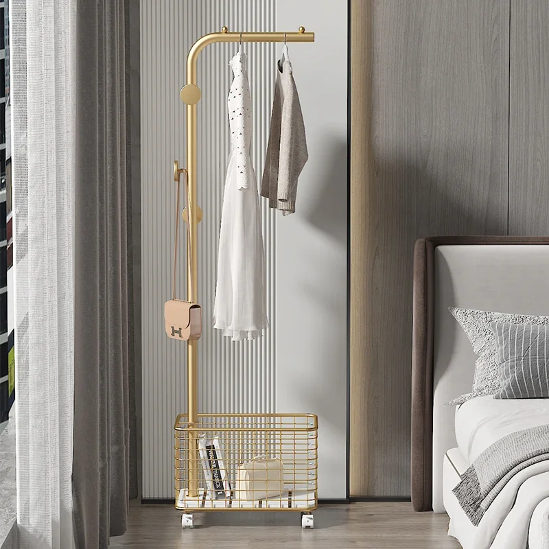 

Bedroom Clothes Rack Boutique Balcony Clothes Standing Floor Coat Hanger Stand Moveis Para Casa Livingroom Furniture Hat Rack