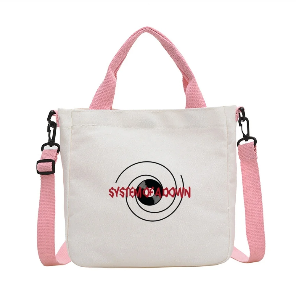 System of a Down tote bag personnalisable totebag foldable shoulder  femme