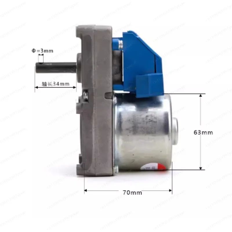

Мотор для подачи топлива и удаления шлака для круглых печей на пеллетах 64/65TYD, синий, для угольных печей, редукционный, нагревательный