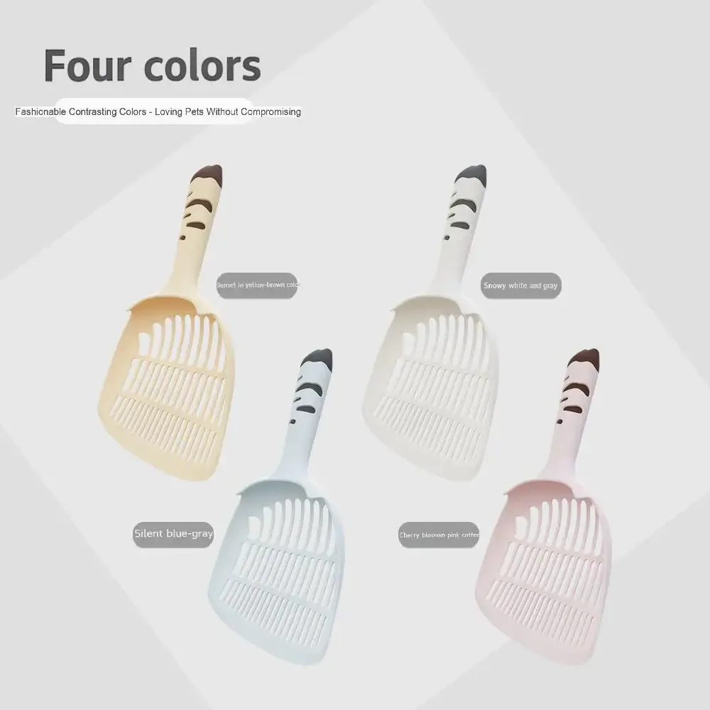 2-in-1 Cat Litter Scoop - Fine Mesh Shovel for Efficient Poop Cleaning, Anti-Clog Pet Litter Scooper