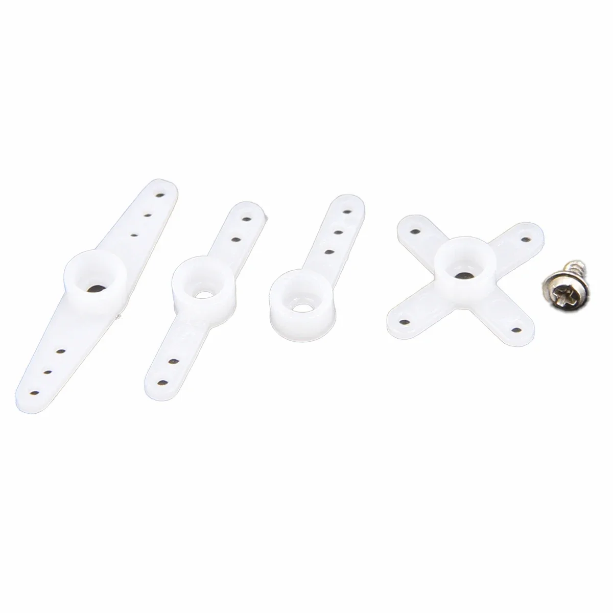 28T Część ramienia serwa Podwójna głowica Okrągłe ramię przekładni kierowniczej Zestaw akcesoriów do helikopterów RC 2g 3.7g 4.3g Emax JX SPT DSPOWER