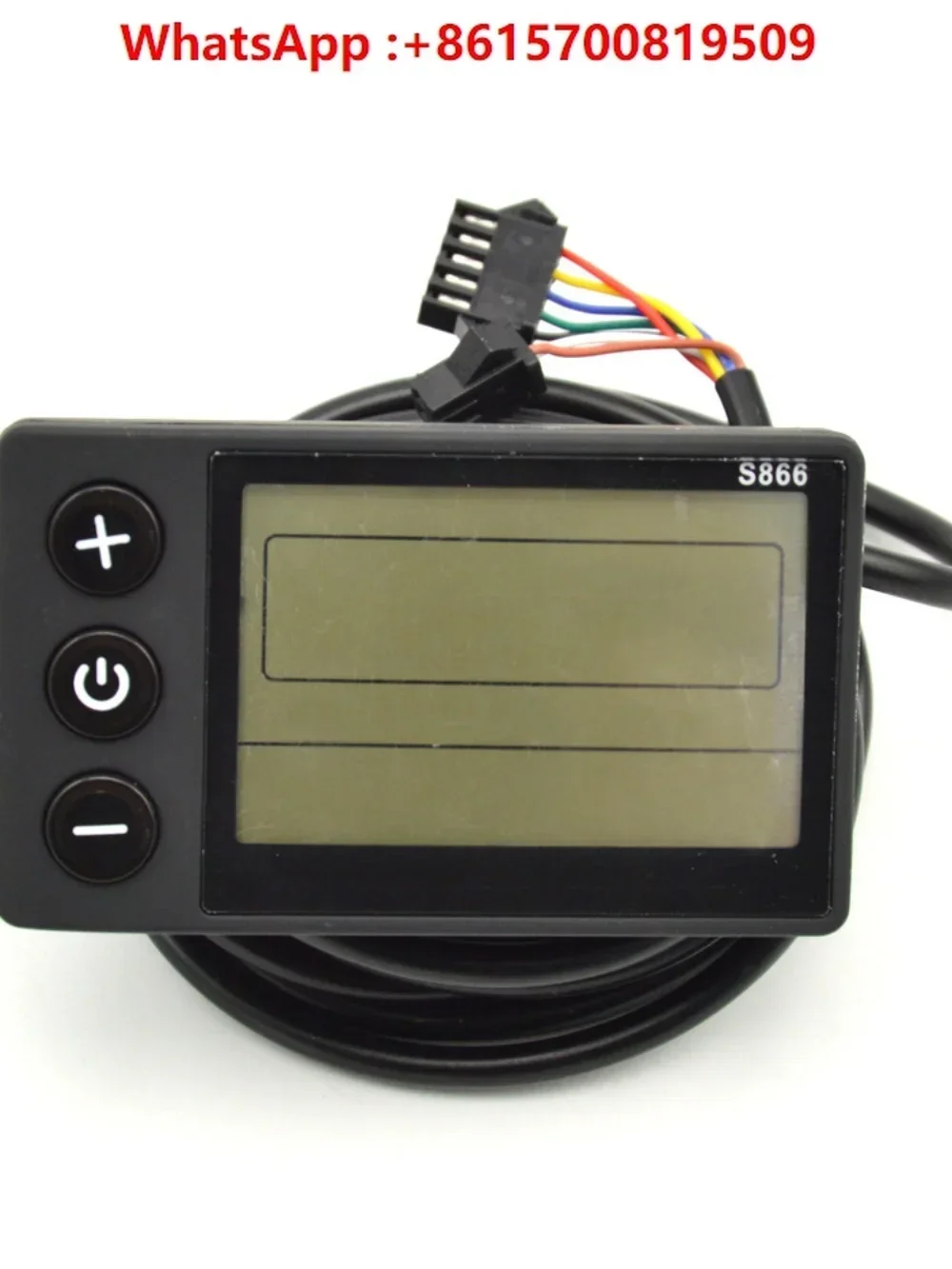 Controlador de instrumentos LCD 866 para bicicleta eléctrica, Ayuda de controlador de scooter, 24V, 36V, 48V, 250W, 350W