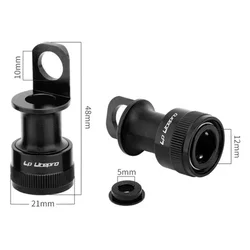1pcs Bicycle Pedal Mount Fixing Adapter Bicycle Pedal Mount Fixing Adapter Portable Quick Release Pedal Holder Buckle Bike Parts