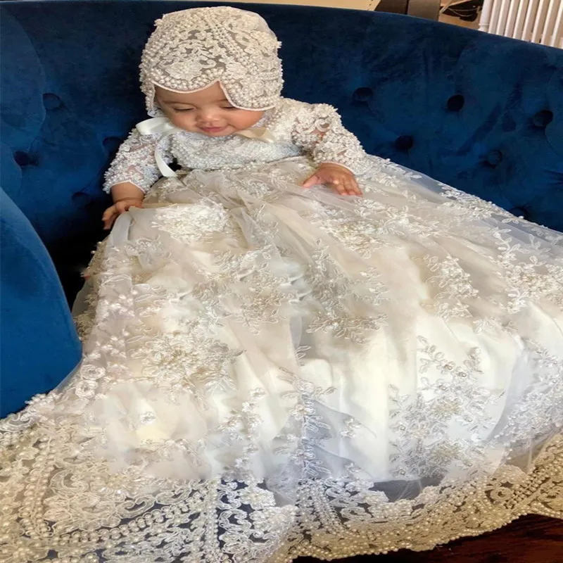 Robes de fête pour bébés filles, tenues de baptême pour enfants, tenues de premier anniversaire pour nouveau-nés, Costume de bal de mariage