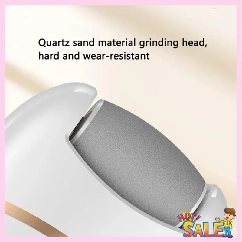 A88X Pediküre-Werkzeuge Hornhautentferner abgestorbene harte Haut mit 2 Schleifköpfen unterschiedlicher Dicke