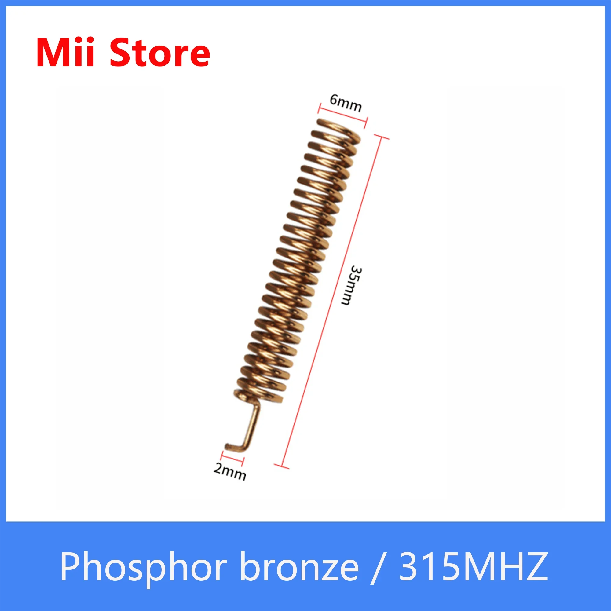 

Built-in wireless module data transmission 868MHz antenna Direct welding spring antenna