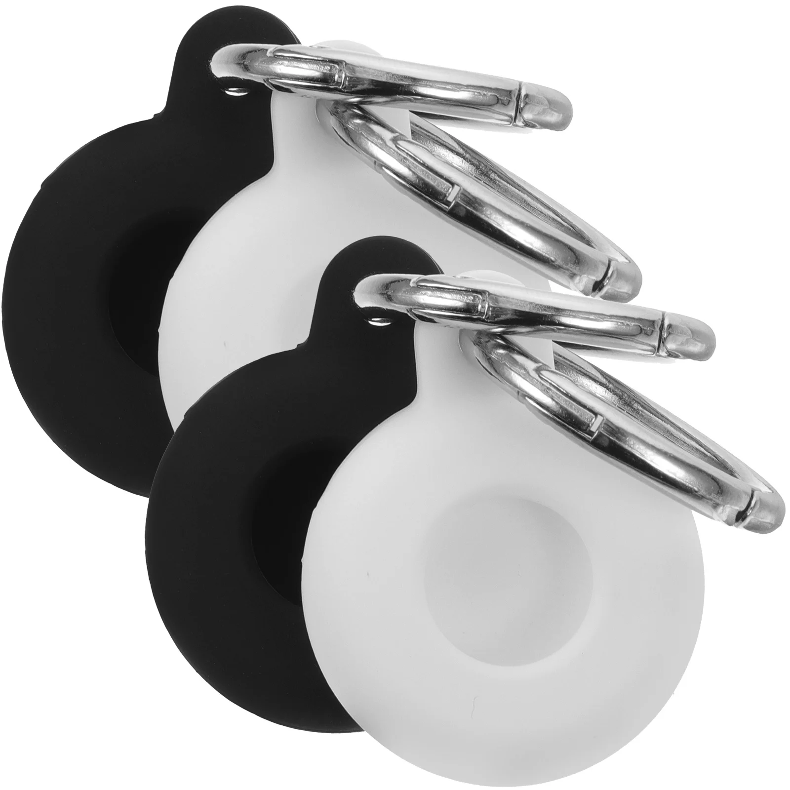 4 قطع أغطية حماية مضادة للفقدان لحاملي السيليكون الآمنة، حافظة مسار خفيفة الوزن، غطاء متين مضاد للسقوط في الهواء الطلق