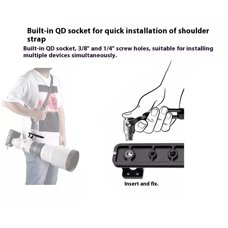 Leofoto NF Series Nikon Medium Telephoto Lens Arca Standard Metal Replacement Foot NF-06
