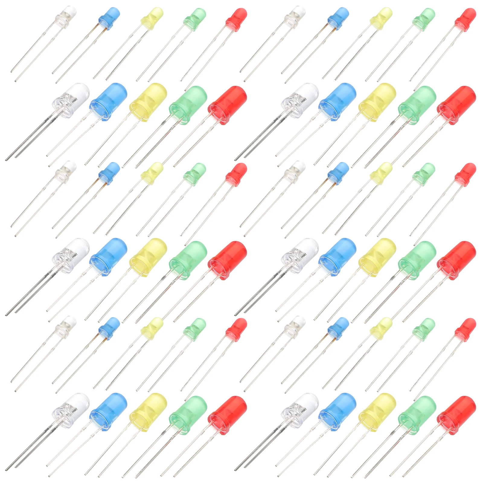 

1 set High Brightness LED Diodes Single Mini 3mm Alloy Crafts Tiny Kit Lamp Parts Making LED Light Science Project Experiment