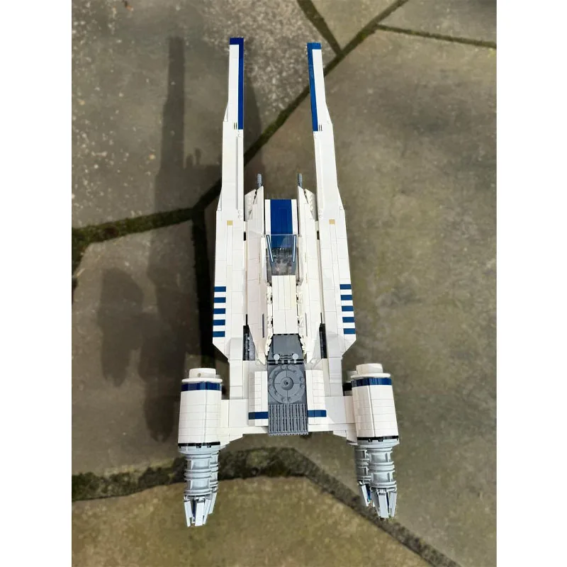 

MOC-112338Уличный космический U-образный военный корабль, космический корабль, модель строительного блока 1625, детали MOC, креативная игрушка на день рождения для мальчиков и детей