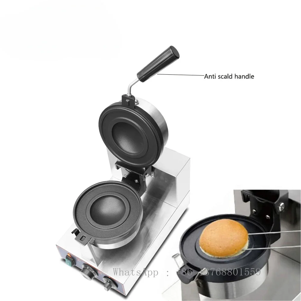 UFO Hamburger Maker Ice Cream Burger Machine 110V 220V Gelato Panini Press Semlor Paczki Krapfen Baker