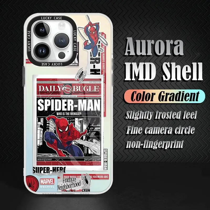 Marvel Superhero Spider Man Phone Case for Realme C35 C33 C31 10 11 9i C21Y C25Y C25 C20 C15 C12 8S 8 7 7i Funda Luxury