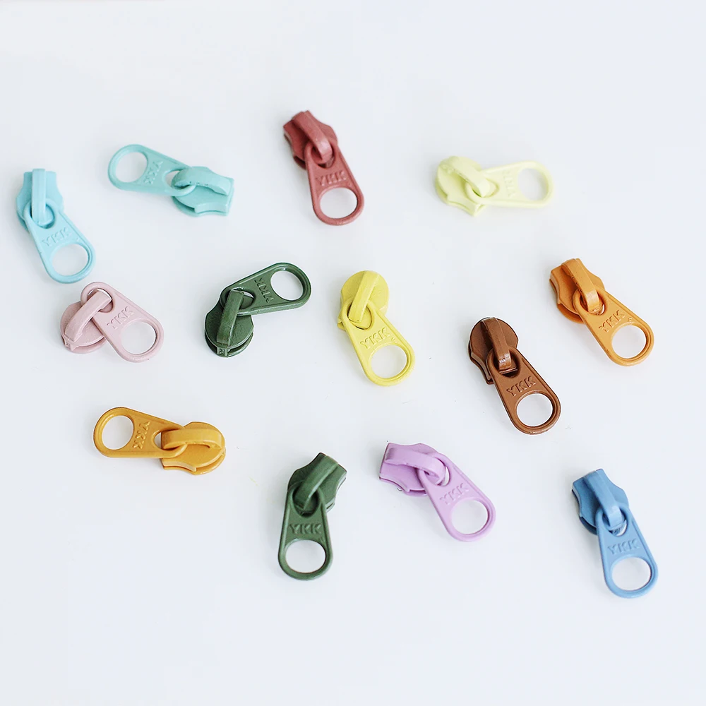 No. 3 Ykk Nylon Size Zipper 36 Color Salad Head Single Choice 5 pieces