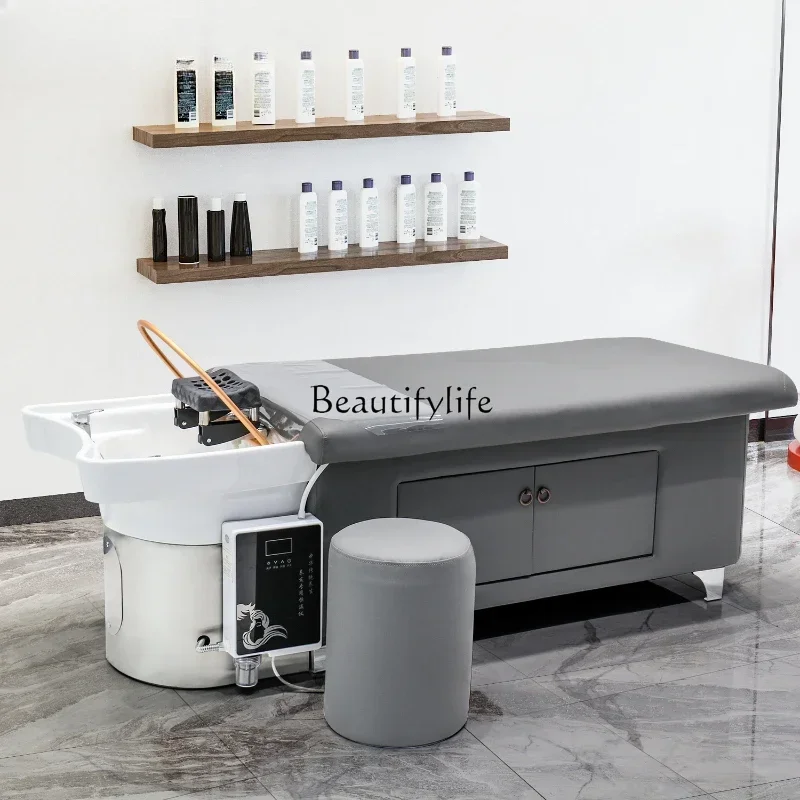 

ls 04 Head Therapy Shampoo Chair Hair Saloon Dedicated Thai Massage Water Circulation Fumigation