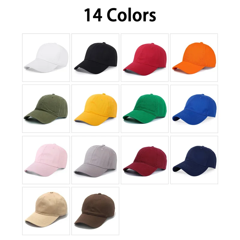Customized Logo for High-End Pure Cotton Soft Top Baseball Cap Men's and Women's Duckbill Cap Sun Hat Design with Embroidery