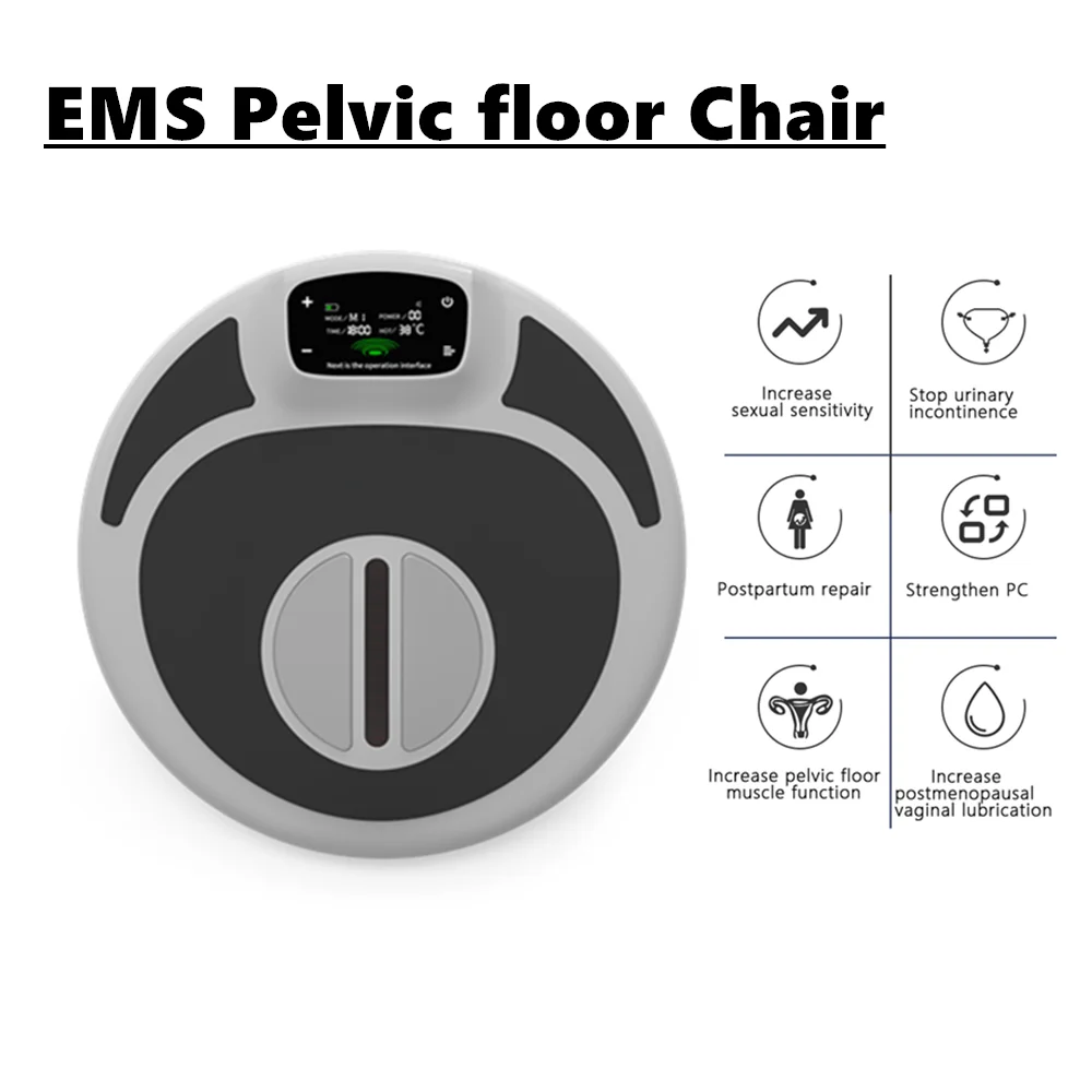 2024 Portable Women Pelvic Floor Butt Lifting Electric Machine Pelvic Floor Muscle Repair Incontinence EMS Pelvic Floor Chair