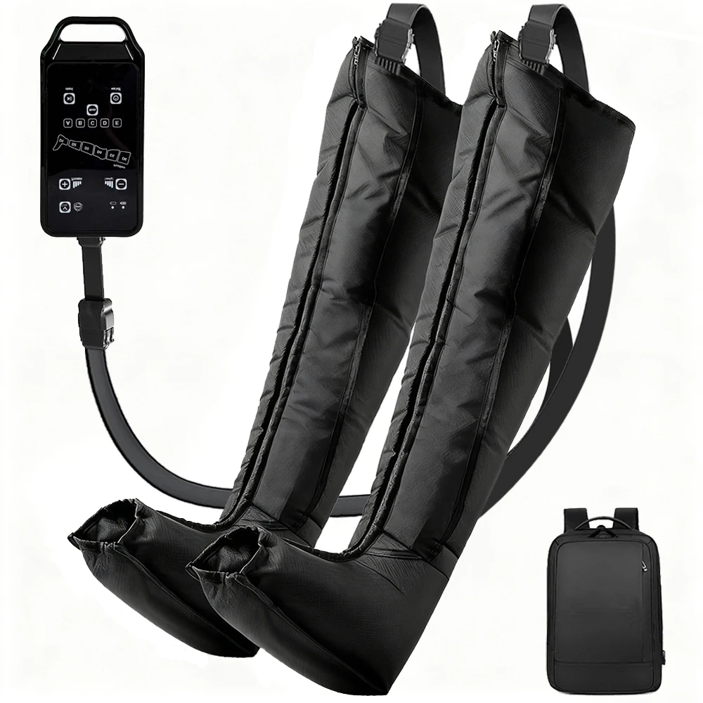 Air Recoveri Compression Therapy System Sports Recovery Boots DVT Pump Full Leg Massager System Musical Function Timing Control
