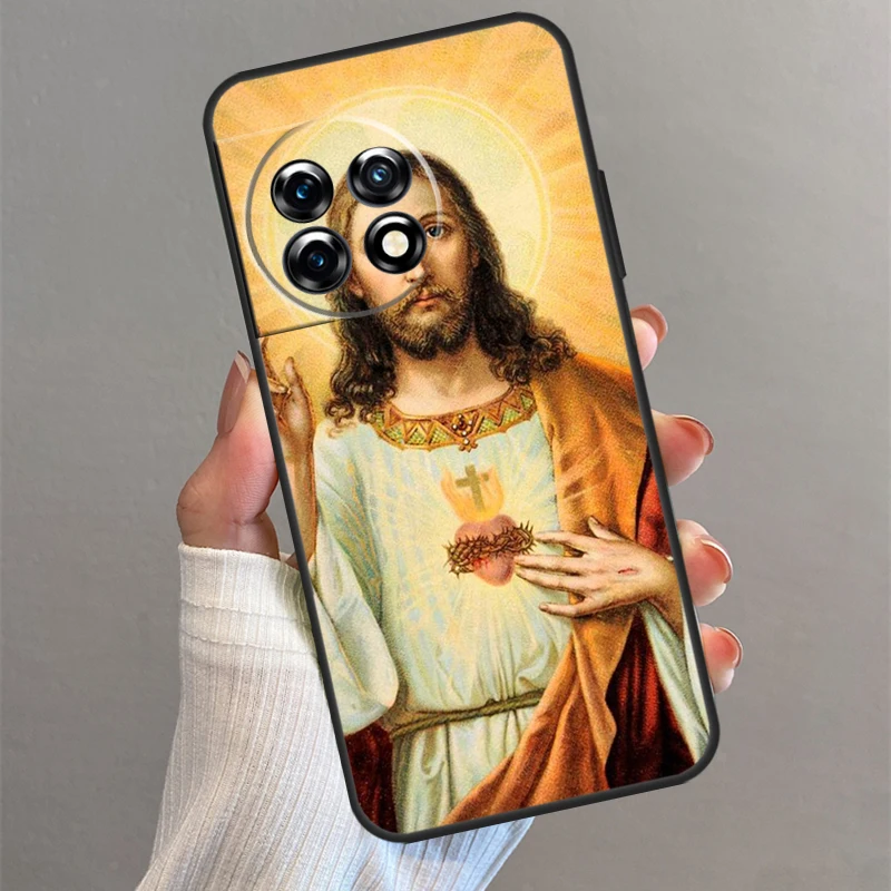 Divine Mercy Jesus Case For Oneplus 11 8 9 10 Pro Ace 8T 10T Oneplus Nord 2T N10 N20 CE 2 3 Lite Cover Shell