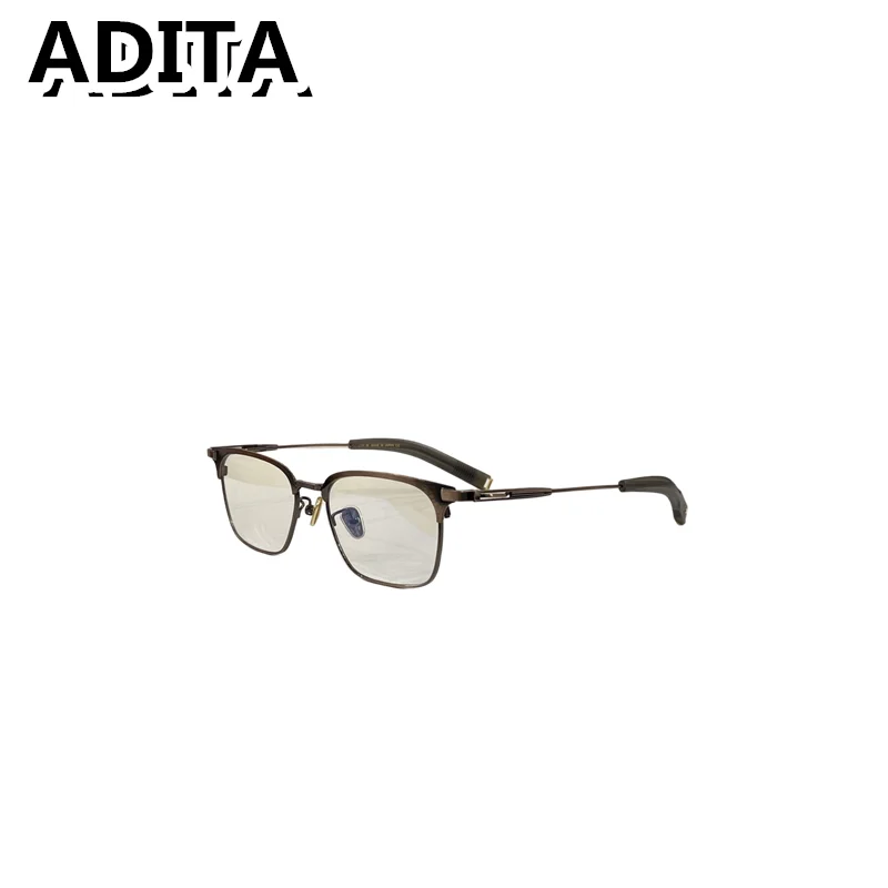 

ADITA 6012 size 53-18-150 Top High Quality Sunglasses for Men Titanium Style Fashion Design Sunglasses for Womens with box