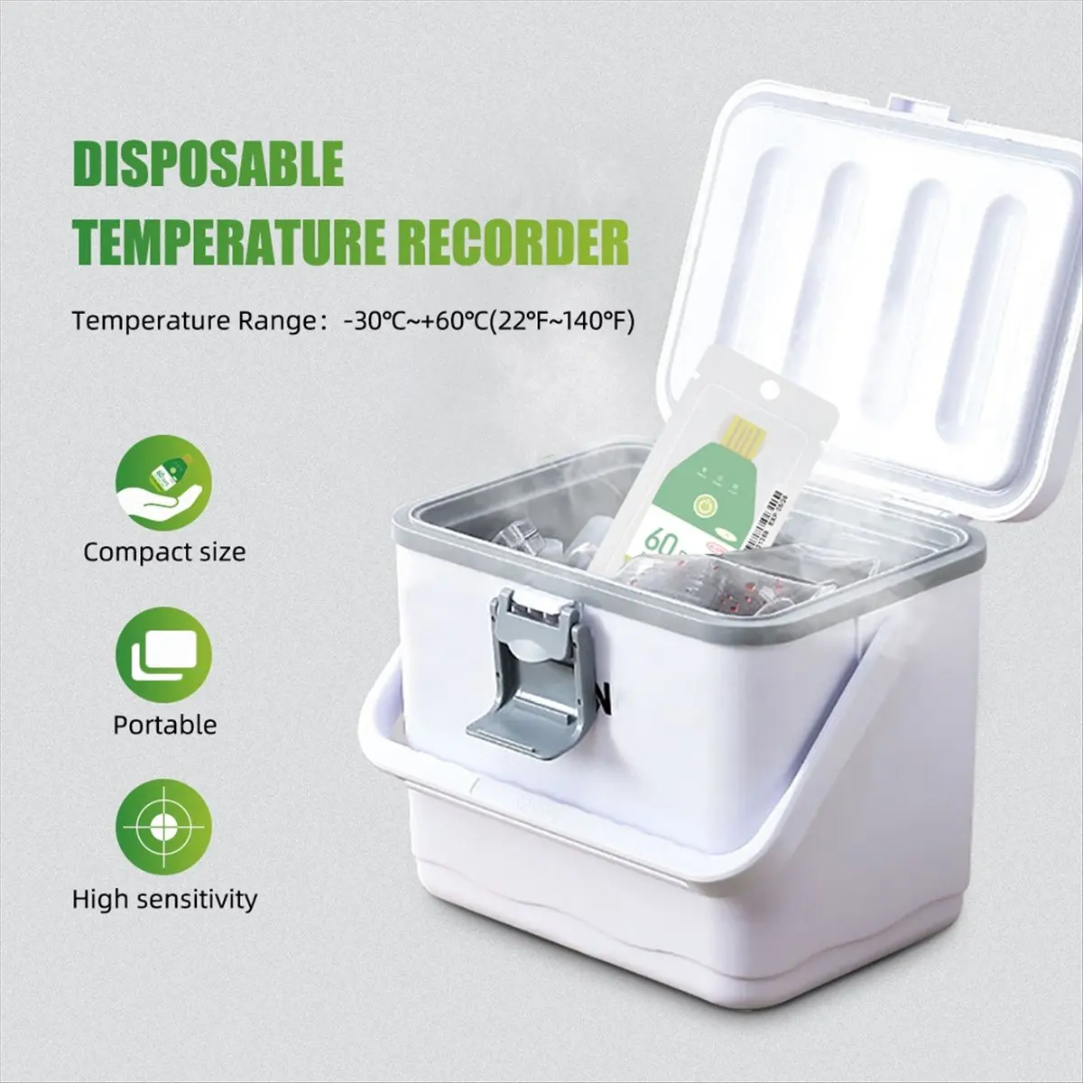 [For Wholesaler]USB Temperature Data Logger Temperature & Humidity Recorder Alarm Thermometer Recorder Tester Report PDF 90 Days