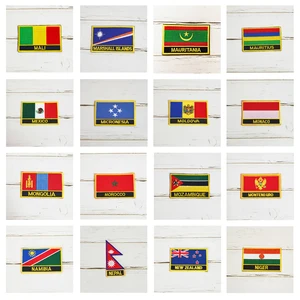 국기 광장 자수 패치 배지 8*5cm 말리 모리티우스 멕시코 몽골 모로코 나미비아 몬테네그로 니제르 네팔 몰도바 10 최고의 판매 몰도바 플래그 -17